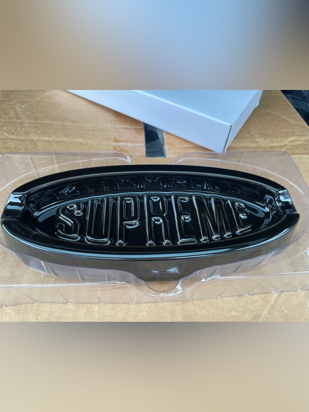 Supreme black tray